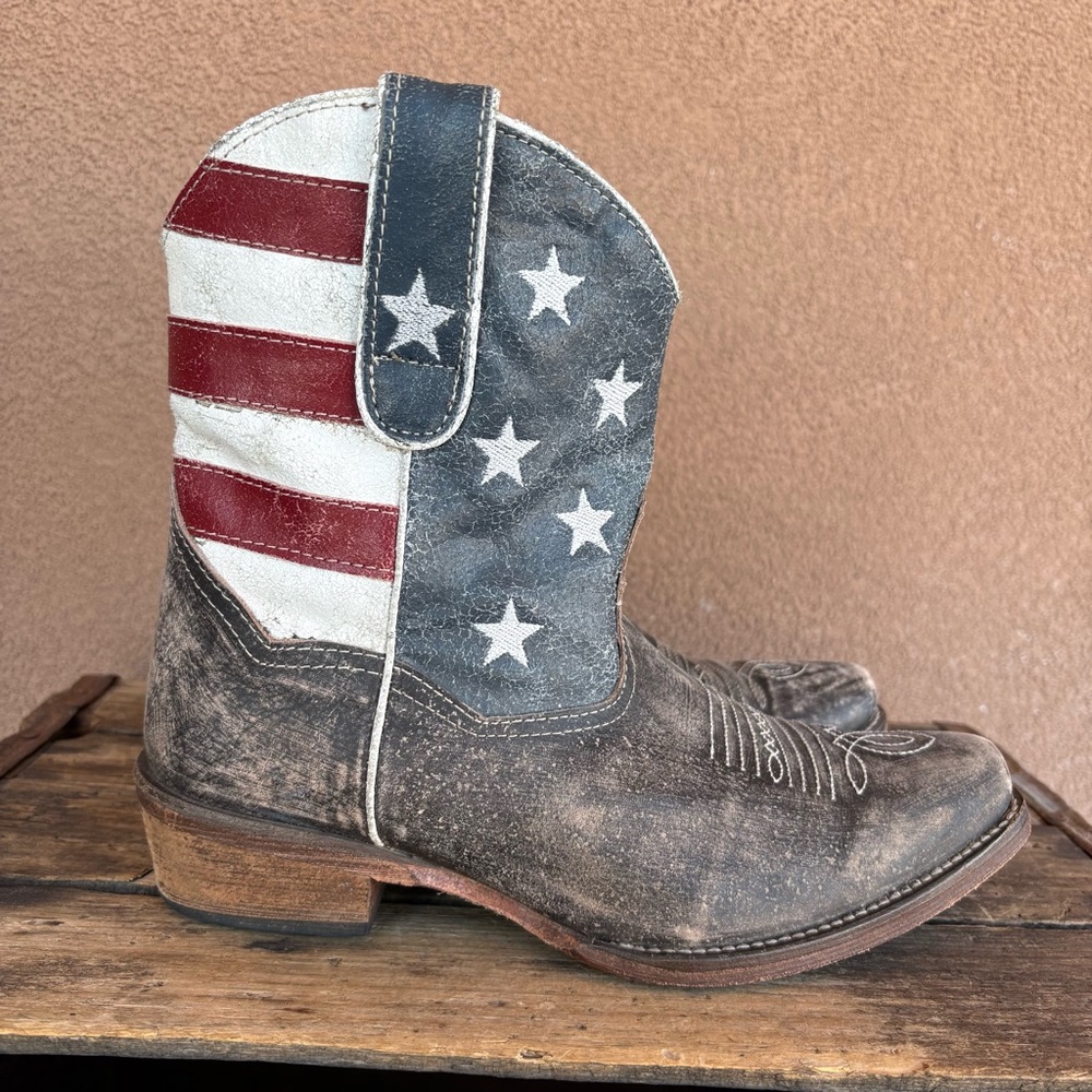 Roper Women’s American Beauty Western Boot - Picture 2 of 10